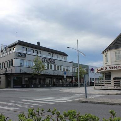 Corner hotell fasade