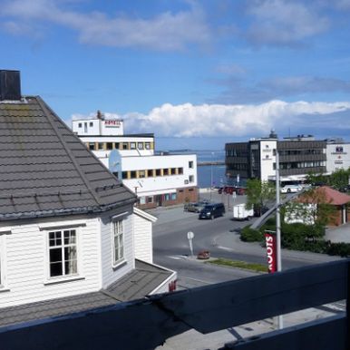 Utsikt fra rom i 3etg