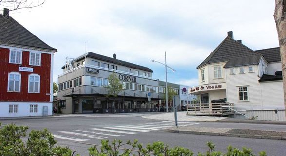 Corner hotell fasade